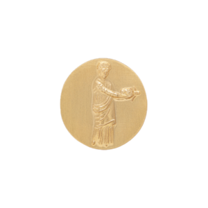 Ancient Roman Figure Gold Signet Disc